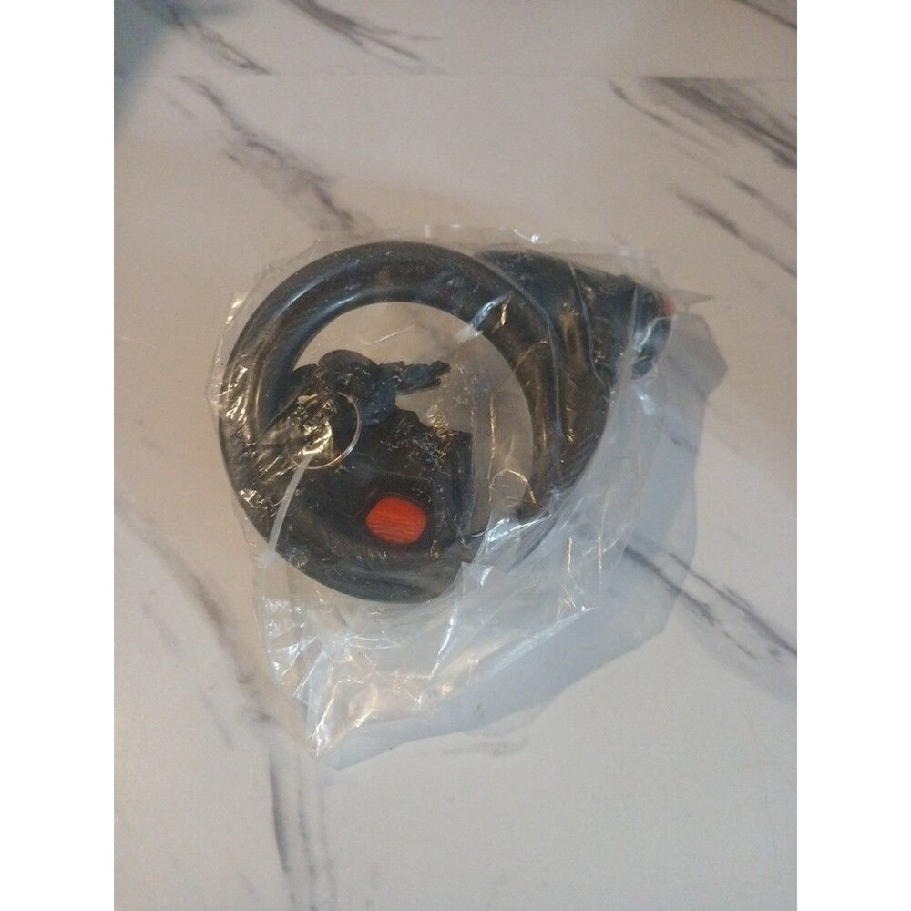 Heavy-Duty Bike Lock Cable with Key Security